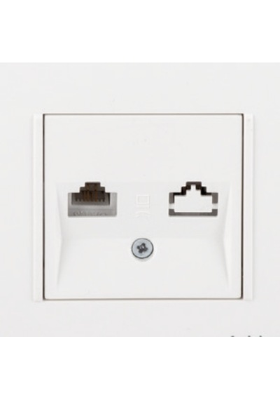 Netelsan Data Prizi Rj 45 Cat6 + Çerçeve Dahil