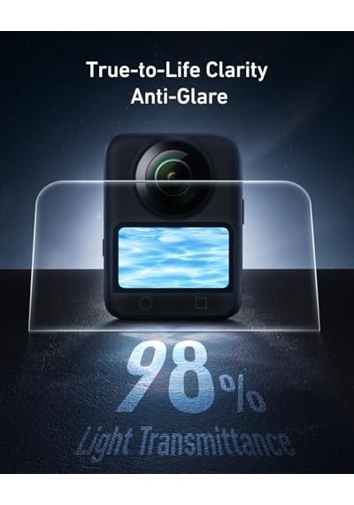 Osmo 360 Ekran Koruyucu Folyo Sertleştirilmiş Camdan Djı Osmo 360 İçin Sertleştirilmiş Cam Folyo Aksesuarı, Sert Diğer