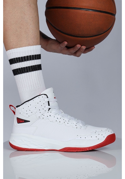 Jump 28531 Beyaz - Kırmızı Erkek Basketbol Spor Ayakkabısı