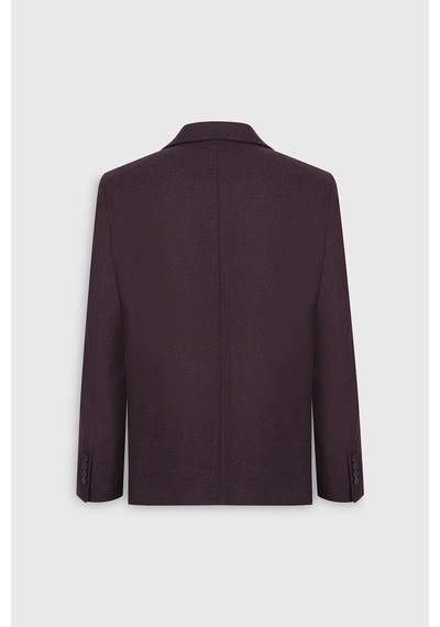 Ac&Co / Altınyıldız Classics Erkek Bordo Yünlü Slim Fit Dar Kesim Mono Yaka Torba Cepli Ceket Bordo Ac&Co / Altınyıldız Classics Erkek Bordo Yünlü Slim Fit Dar Kesim Mono Yaka Torba Cepli Ceket Bordo