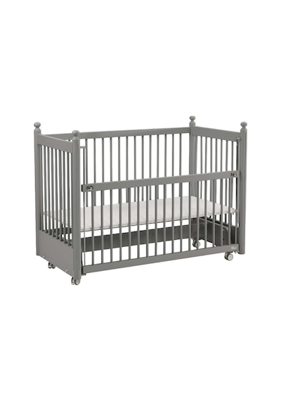 Meltem Kids Mondo Sallanır Ahşap Anne Yanı Beşik 60 x 120 CM Gri