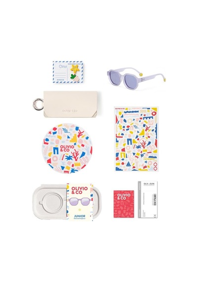 Olivio&co Creative Edition Junior Güneş Gözlüğü - Shell Purple Çok Renkli