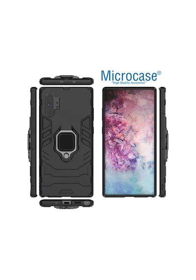 Samsung Galaxy Uyumlu Note 10 Plus Batman Serisi Yüzük Standli Kilif 375396604