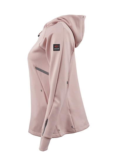 Cresta Outdoor Reflektör Baskılı Kapüşonlu Kadın Hafif Ceket