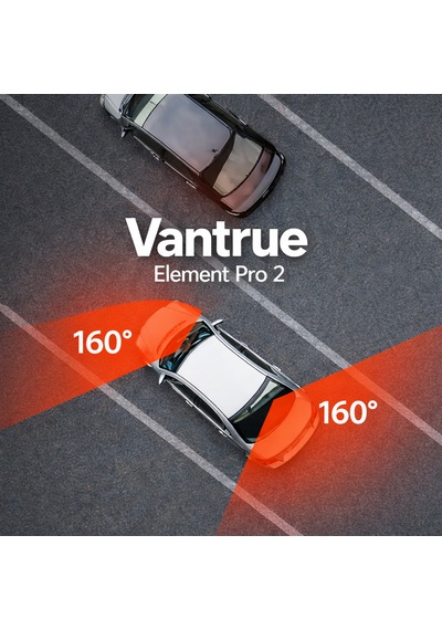 Vantrue Element2 Pro 4k Uhd + 2.7k Qhd 5ghz Wi-fi Araç İçi Kamera