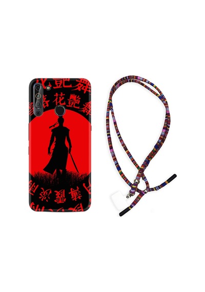 Casper Via X20 Kılıf Rasta Boyun Askılı Samurai Red 1803