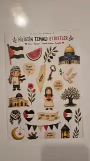 Filistin Tema Tablo Kiti Renk