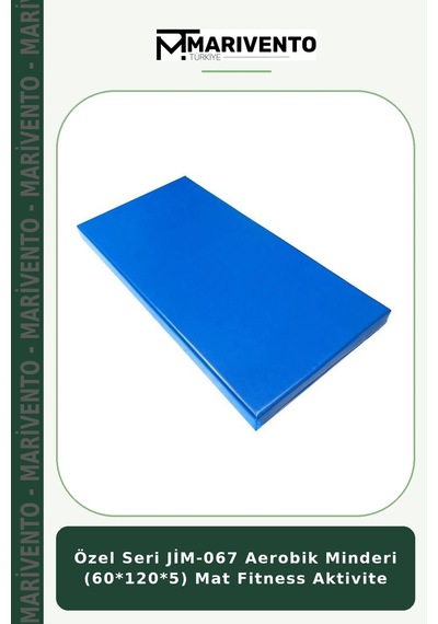 Özel Seri Jim-067 Aerobik Minderi 60 120 5 Mat Fitness Aktivite Çok Renkli