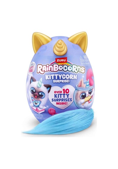 Raınbocorns Kıttycorn Surprız S3-92104 Mavi Kuyruk Çok Renkli