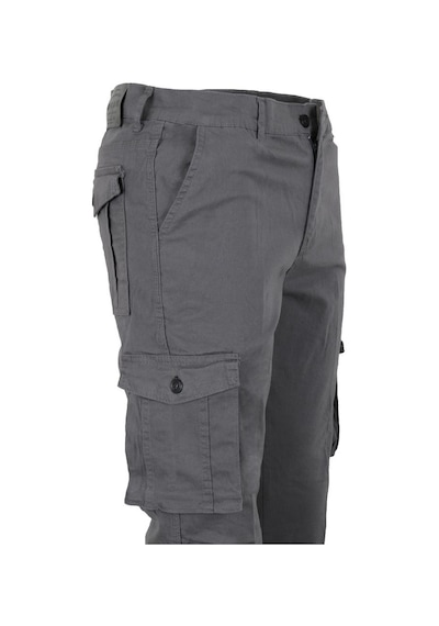 Modarar Erkek Keten Kargo Pantolon Gri Renk Rar01441