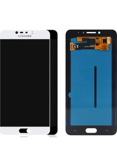 Samsung Uyumlu C7010 Galaxy C7 Pro Lcd Ekran + Dokunmatik Full-Siyah