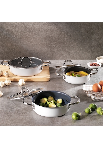 Schafer Everyday 3 Lü Sahan Seti 6 Parça-krem Krem