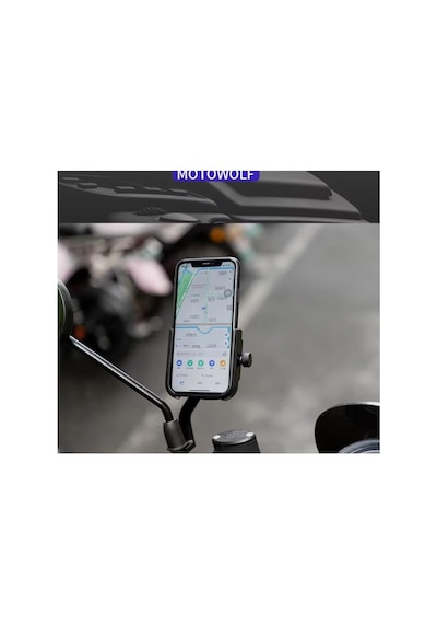Ga57 Motor Motosiklet Telefon Ayna Tutucu Tamamı Alüminyum Metal Kasa