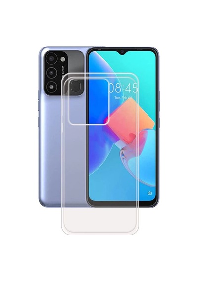 Tecno Uyumlu Spark 8c Kapak 1mm Süper Silikon Şeffaf Kılıf