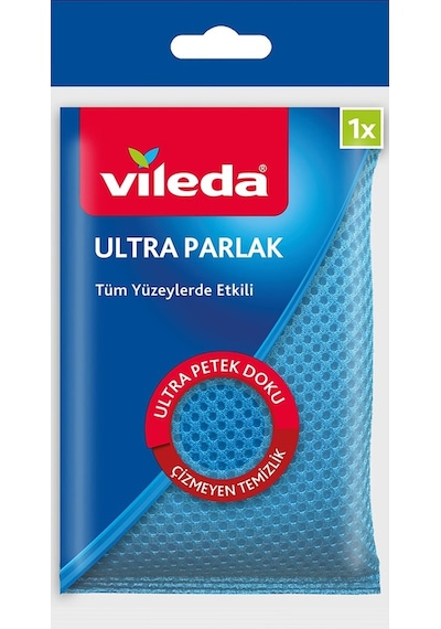 Vileda Ultra Parlak Bulaşık Süngeri Mavi