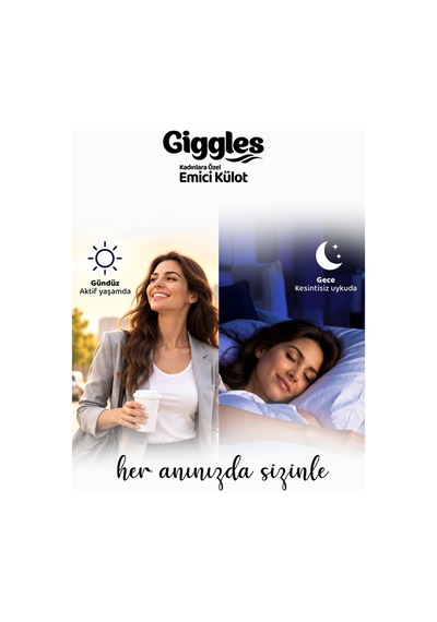 Giggles Lady Pants Yetişkin Kadınlara Özel Emici Külot Bez Medium Bel Ölçüsü 70-105cm 9'lu 5 Paket 45 Adet M