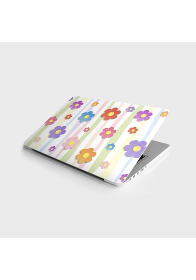 Laptop Sticker Bilgisayar Notebook Pc Kaplama Etiketi 3D Renkli P