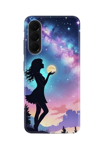 Samsung Galaxy Uyumlu A37 Sm-a376b Kılıf Boutique Baskılı Resimli Woman İn Moon Pcode -005