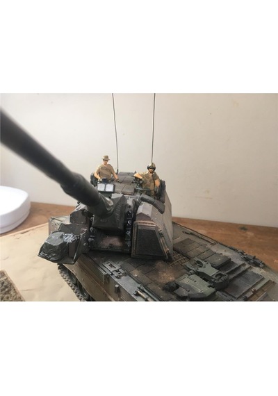 Meng Hs-006 1/35 Ölçek, Modern Alman Tank Mürettebatları, 4 Adet, Plastik Figür Model Kiti-55519