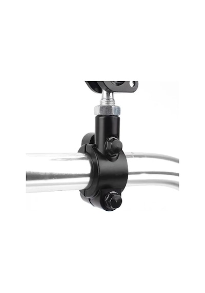 Motosiklet Ayna Takma Kelepçesi 10 Mm Düz Diş Ayna Braketi 2 Ad