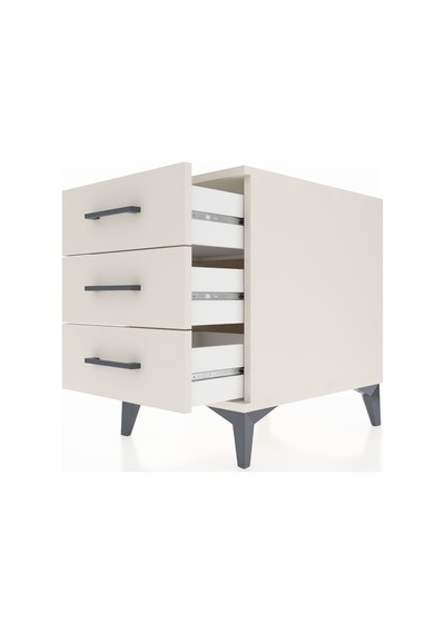 Kronos Komodin 3 Çekmeceli 44x59x64 Aytaşı-aytaşı Aytaşı