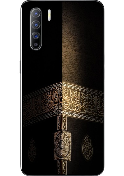 Oppo Reno 3 Uyumlu Kabe Baskılı Silikon Kılıf Renkli