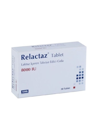 Relactaz 30 Tablet - Laktaz İçeren Takviye Edici Gıda