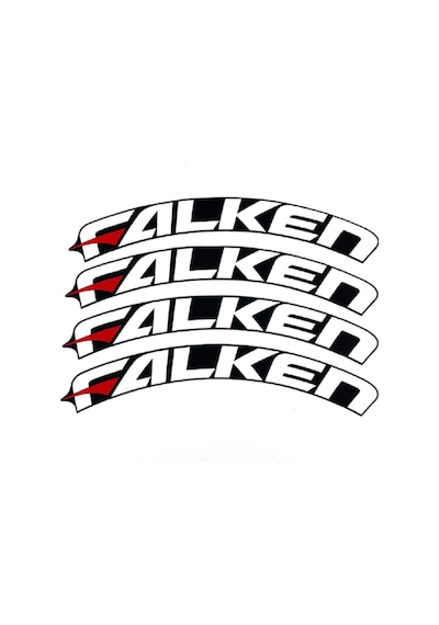 Lastik Yazısı / Araba Lastik Yazısı / Tire Text Falken 4 Lü Set + Yapıştırıcı
