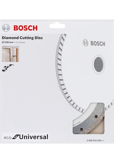 Bosch Eco For Universal 230 mm Turbo Elmas Kesme Diski