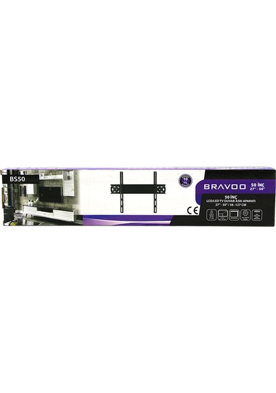 50 Inc - 27 Inc - 50 Inc Lcd Led Sabit Tv Askı Aparatı 56x127cm Bs-50 5570