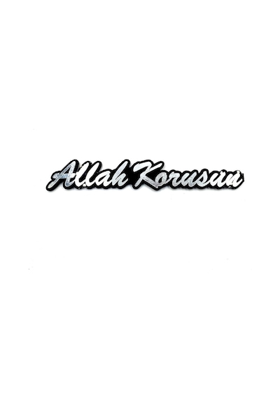Allah Korusun Pleksi Sticker -allah Korusun Pleksi Sticker -