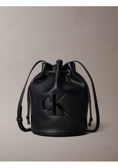 Calvin Klein Kadın Bold Ck Small Bucket Omuz Çantası-15851 Siyah