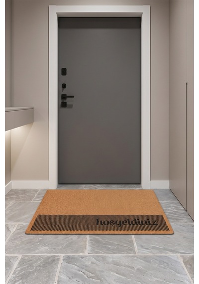 Villadia Home Textile Kapı Önü Paspası Kaymaz Taban Dekoratif Paspas Ev Giriş Antre İç Ve Dış Mekan Paspası 45x70 Cm 26ypycoco