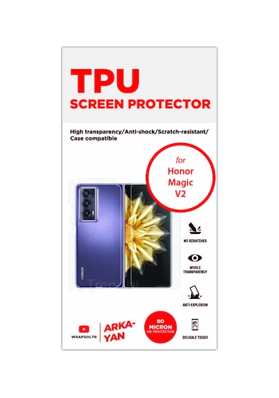 Honor Magic V2 Arka Ve Yan Kaplama Tam Kaplayan Hd Film