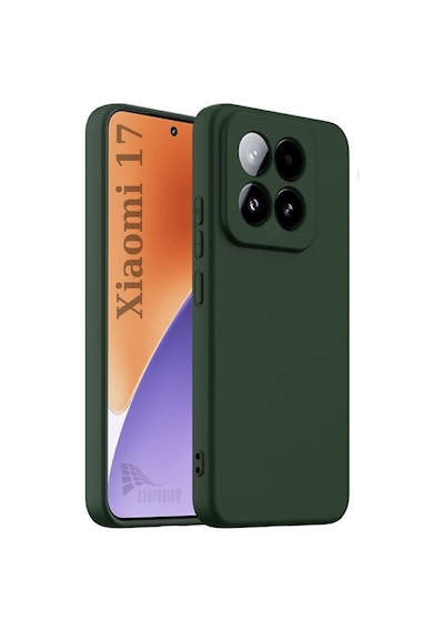 Xiaomi 17 Uyumlu Silikon Kılıf - Pastel Renk Tonu Kamera Korumalı Esnek Kapak - Yeşil Yeşil