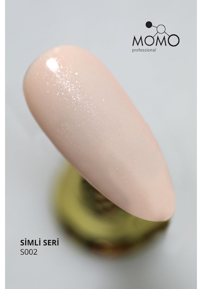 Momo Professional Kalıcı Oje S002 Gümüş Simli Fil Dişi 14 Ml