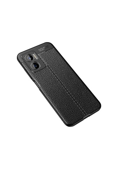 Xiaomi Uyumlu Redmi Note 11e Kılıf Zore Deri Görünümlü Niss Silikon Kapak