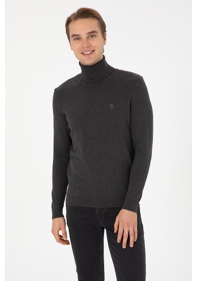 U.s. Polo Assn. Erkek Antrasit Melanj Kazak /triko 50313640-vr081 Antrasıt Melanj