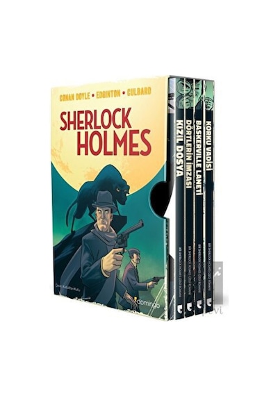 Sherlock Holmes Özel Kutulu Set-4 Kitap Takım - Ian Edginton -  I. N. J. Culbard - Domingo Yayınevi