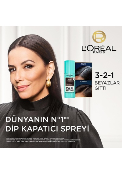 L'oreal Paris Magic Retouch Beyaz Dipleri Kapatıcı Sprey 75 Ml - Kumral