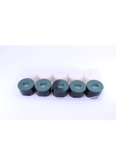 Sedefli Yeşil - Beyaz 35 Mm Tavla Pulu 3,5 Cm