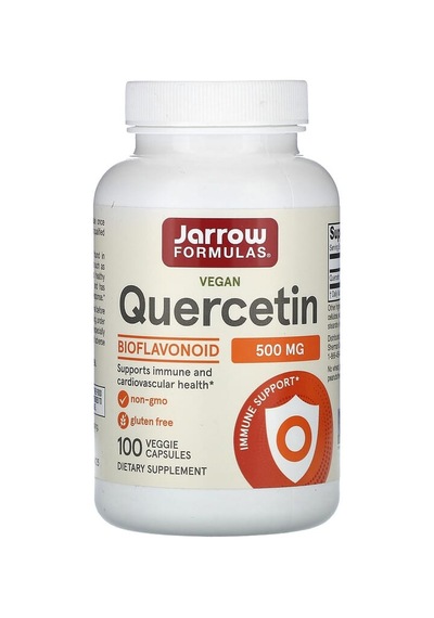 Jarrow Formulas, Vegan Quercetin, 500 Mg, 100 Veggie Capsules