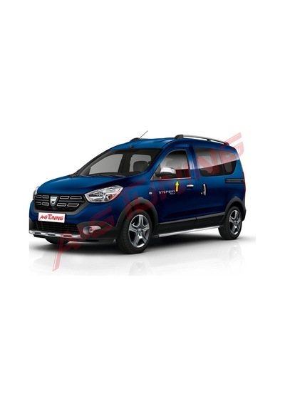 Dacia Dokker Krom Cam Çıtası Tk 2013 Üzeri 2Prç Paslanmaz Çelik N11.4248