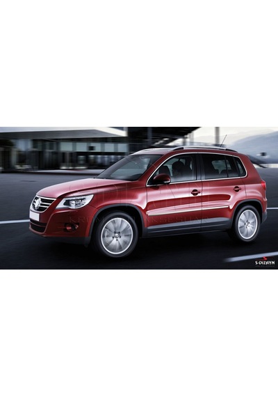 S-Dizayn  Volkswagen Tiguan Kapı Koruma Çıtası Krom 2007-2015