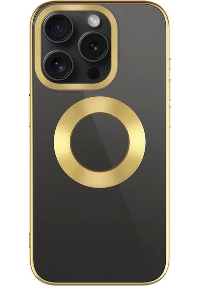 Apple Uyumlu iPhone 15 Pro Tek Kamera Çerçeveli Logo Gösteren Klfs Omega Kılıf-lila Lila