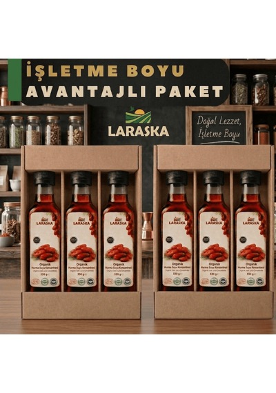 Organik Hurma Suyu Konsanteresi 330g X 6 İşletme Boyu Avantajlı Paket