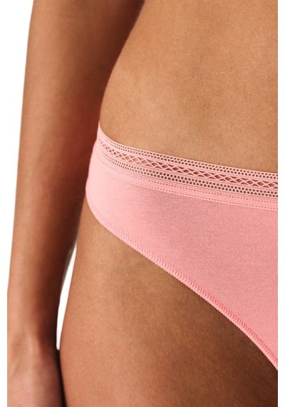 Penti Pembe Easy Pamuklu Trim Brazilian Külot