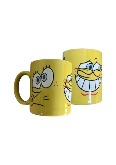 Spongebob Squarepants Crazy Faces Mug Kupa Bardak Çok Renkli