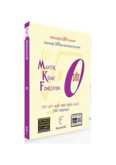 Karekök Mantık Küme Fonksiyon Sıfır 9786258419146