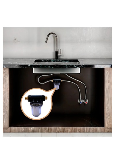 Car Fil Mini Çok Amaçlı Tortu Önleyici Filtre Şeffaf